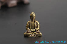 Sakyamuni cobre artesanato budista antigo cobre esculturas pingente coleção 2024 - compre barato