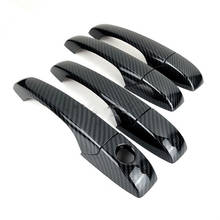 For Dodge Avenger 2008 2009 2010 2011 New Carbon Fiber Chrome Car Door Handle Cover Trim Sticker Car Accessories 2024 - купить недорого