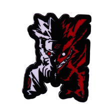 Kyuubi KURAMA Enamel Pin Demon Nine-tails Fox Kitsune Brooch Shippuden Ninja Anime Manga accessories 2024 - buy cheap