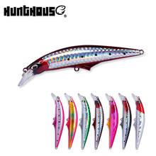 Hunthouse minnow Тонущая рыболовная приманка, маленькая жесткая наживка 95/120 мм 28/41 г, искусственная мини-приманка для плаванья, приманка для рыбы 2024 - купить недорого