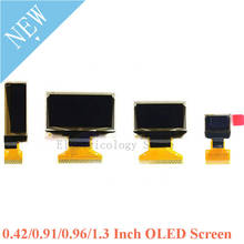 Pantalla OLED LCD de 0,42, 0,91, 0,96, 1,3 pulgadas, módulo de pantalla LCD azul y blanco, módulo OLED de 0,42, 0,91, 0,96 y 1,3 pulgadas para Arduino 2024 - compra barato