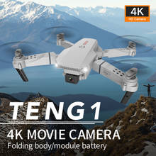 Dron plegable de bolsillo para niños, cuadricóptero profesional con cámara 4K HD, WIFI, FPV, gran angular, E88 2024 - compra barato