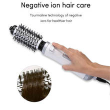 Automático elétrico secador de cabelo rotativo estilo cabelo straighter escova de ar quente secador de cabelo curling ferro salão soprando escova de cabelo onda rolo 2024 - compre barato