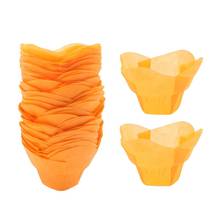 100pcs Cupcake Wrappers Lotus Shape Heat Resistant Oil-Proof Paper Cups Muffin Liners Cake Cup Wrappers Baking Paper Wrappers 2024 - buy cheap