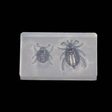 Cute Ladybug Beetle Pendant Insect Resin Silicone Mold Jewelry Making Tools 2024 - buy cheap