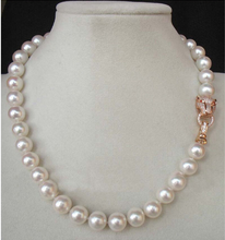 Collar de perlas Concha akoya blanco de 18 "12mm, largo 2024 - compra barato