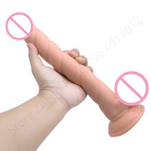 Sex shop realistic dildo silicone big penis cock anal dildo adult sex toys for women vagina clit stimulate butt plug anal sex 2024 - buy cheap