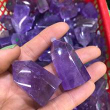 3-4mm Natural amethysts stone Crystal Point Wand Healing Reiki Obelisk Quartz Polished  Energy Stone Home Decoration Gift 2024 - buy cheap