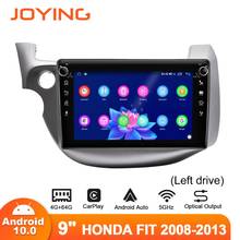 Joying-sistema multimídia para autos, android 10, tela de 9 ", conexões dsp, wi-fi, dvr, dab, para honda fit jazz 2008, 2009, 2010, 2011, 2012 e 2013 2024 - compre barato