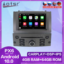 Para Peugeot 407, 2004, 2005 - 2010 Android Radio reproductor Multimedia Carplay auto Audio estéreo pantalla táctil GPS para coche unidad de navegación 2024 - compra barato