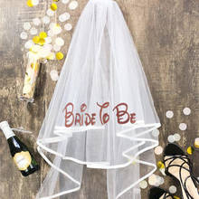 veil With Comb sash Bridal shower wedding engagement Bachelorette hen party Bride To Be decoration gift 2024 - buy cheap