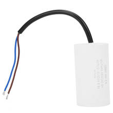 Condensador de arranque de Motor CBB60, 450V, 20uF, microfaradio con cable de plomo, sin fugas tóxicas para arrancar el motor 2024 - compra barato