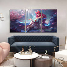 3 Piece Spirit Blossom Skin League of Legends Game Poster Wall Art for Home Decor-NO FRAME 2024 - buy cheap