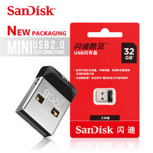 100% Original SanDisk Super Mini USB Flash Drive 64GB USB 2.0 Cruzer Fit CZ33 Pen Drive 32GB Memory Stick 16GB 8GB 4GB Pendrive 2024 - buy cheap