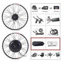 26 "mountain ebike kit 36v 250w 350 500 hub motor controlador de exibição velocidade do acelerador pas alavanca do freio completo coverst peças ebike 2024 - compre barato