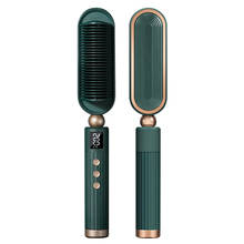Professional Multifunctional Hair Straightener Comb Electric Tourmaline Ceramic Hair Curler Brush Fast Heating Straighteners 2024 - buy cheap