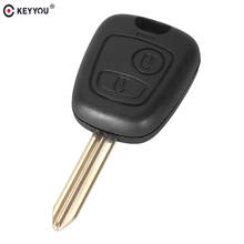 KEYYOU 10x 2 Buttons Remote Car Key Shell Case Fob Fob For Peugeot Partner Expert Boxer SX9 Blade 2024 - buy cheap