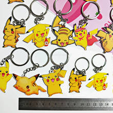 Chaveiro takara tomy, chaveiro feminino pikachu coreano pingente criativo para carro mochila acessórios para bolsa 2024 - compre barato