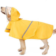 Big Dog Raincoats Reflective Small Large Dogs Rain Coat Waterproof Jacket Fashion Outdoor Breathable Puppy Clothes 2024 - buy cheap