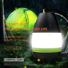Lâmpada de acampamento com luz led, recarregável, usb, refletor regulável, luz de trabalho, à prova d'água, farol de emergência 2024 - compre barato