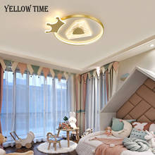Luces LED de techo para niños, accesorios de iluminación interior para sala de estar, dormitorio, comedor, lámparas de techo de Metal 2024 - compra barato