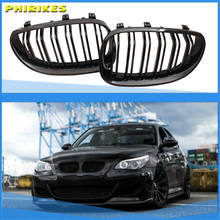 A Pair Gloss Black Car Front Sport Kidney Grilles Grill For BMW 5 Series M5 E60/E61 525i 528i 528xi 530i 2003-2010 Car Styling 2024 - buy cheap