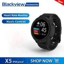 Newest SmartWatch Blackview X5 Heart Rate Sports Clock Sleep Monitor 5ATM IP68 Waterproof 260mAh for Android IOS Smartphone 2024 - buy cheap