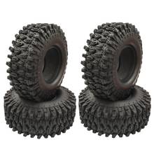 4 pces 1.9 polegadas pneus de borracha 1.9 rodas 108x40mm para 1/10 rc rastreador traxxas trx4 axial scx10 90046 axi03007 2024 - compre barato