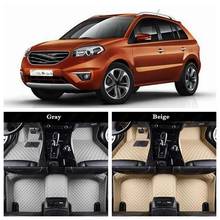 De coche de cuero pie alfombras de piso para Renault Fluence y Scenic Captur Koleos Espace Logan latitud Kadjar Megane Laguna talismán Duster 2024 - compra barato