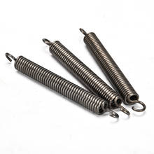 1pcs wire diameter 2mm outer diameter 12mm with hook tension springs pull stretch spring 120mm-190mm total length 2024 - buy cheap