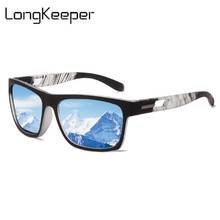 LongKeeper New Polarized Sunglasses Men's Driving Shades Male Square Sun Glasses Luxury Brand Designer Anti-Glare Goggle Gafas 2024 - buy cheap