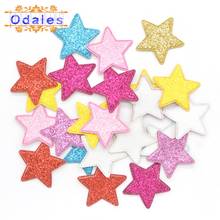 240Pcs/lots 25mm Felt Glitter Leather Star Appliques Sewing on Cloth Patches Garment Decorative DIY Hairbow Accessories 2024 - buy cheap