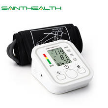 Saint Health Digital Automático superior Monitor de presión arterial de brazo corazón ritmo de esfigmomanómetros y tonómetros pulsometer 2024 - compra barato