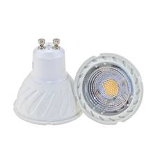 Супер яркий светильник GU10 белый/теплый белый 85-265 в 6 Вт MR16 Gu10 COB светодиодный светильник Gu10 MR16 Светодиодный точечный светильник 2024 - купить недорого
