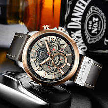 NEW Men Watches CURREN Creative Fashion Brand Chronograph Quartz Wristwatch Leather Strap Lumious Hands Waterproof Clock Gft 2024 - buy cheap