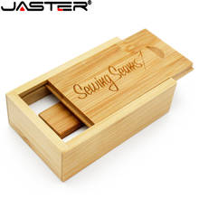 JASTER  (over 10 PCS free LOGO) Photography wooden usb + box usb flash drive memory stick pendrive 8GB 16GB 32GB wedding gifts 2024 - buy cheap