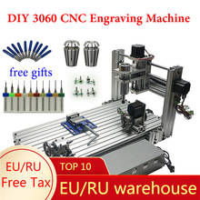 Diy cnc 3060 metal 3 5 eixos 4 400w fresadora mais grande do que 3040 cnc máquina de gravura para madeira acrílico e plástico 2024 - compre barato