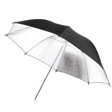 102 cm/40inch studio Photo Strobe Flash light reflector Black Silver soft umbrella 2024 - buy cheap