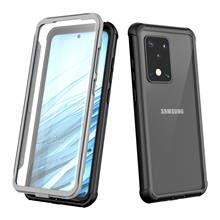 Funda a prueba de golpes y polvo para Samsung Galaxy, de cuerpo completo transparente resistente carcasa trasera, para S8, S9, S10, S20, Ultra Note 9, 10 Plus, 360 2024 - compra barato