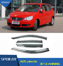 For Volkswagen POLO hactback 2002-2010 Window Visor Vent Shades Sun Rain Deflector Guard For POLO Auto Accessories 4PCS/SET 2024 - buy cheap