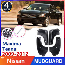 Car-Mud-Flap Tire Fender Mudguard for Nissan Maxima Teana 2009~2012 J32 2010 2011 2nd 2 Gen Mudflaps Accessories Goods Stickers 2024 - buy cheap