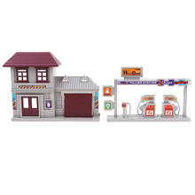 Modelo de construcción de Casa de simulación, accesorios para modelismo, 1: 87 2024 - compra barato