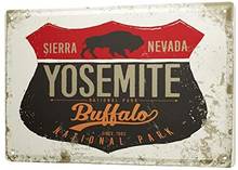 Sinal de estanho placa de metal sinal decorativo casa decoração placas férias agência viagem yosemite sierra nevada 2024 - compre barato