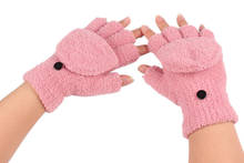 1 Pair Fashion Lady Ladies Hand Wrist Warmer Winter Fingerless Gloves  TC21 2024 - buy cheap