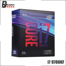 Процессор Intel Core i7-9700KF i7 9700KF, 3,6 ГГц, 8 ядер, 8 потоков, 12 МБ, 95 Вт, LGA 1151 для настольного ПК, новый, без вентилятора 2022 - купить недорого