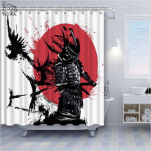 Cortina de ducha del Ejército General Samurai, decoración de estilo japonés 2024 - compra barato