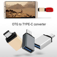 Type-C к USB 3,0 OTG кабель адаптер Тип C конвертер для Samsung Huawei P20 OTG адаптер HJ55 2024 - купить недорого