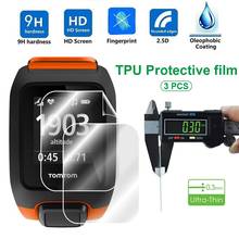 TPU Anti-Scratch Screen Protector Film For TomTom 2 3 Runner 2 3 Spark 3 GPS Watch Case Friendly Full Coverage Clear Film 2024 - buy cheap