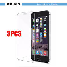 BAIXIN-cristal templado para móvil, película frontal endurecida para iphone 4s, SE, 6, 6s, 8, 7 plus, XR, XS, Max, X 2024 - compra barato