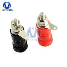 10 pares pan Red 4mm Banana Plug Jack Socket hembra Binding Post para altavoz terminales de Audio Empalme 2024 - compra barato